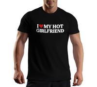 Venus Style I Love My Hot Girlfriend T-Shirt Noir pour Homme Size XL