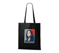 Venus Style I'm Speaking - Art Rétro Stencil Pop Art Portrait Politique Débat Tote Bag Noir