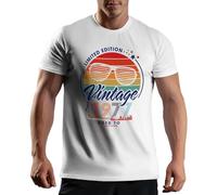 Venus Style Limited Edition Top Vintage 1977 Birthday T-Shirt Blanc pour Les Hommes Size M
