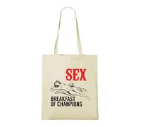 Venus Style Sac Cabas Typographie Vintage Distressed Rouge - Police Western Grunge Provocatrice Tote Bag Naturel