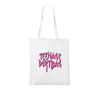 Venus Style Sac Vintage Emo Pop Punk Y2K - Typographie Metal Rose Nostalgie Années 2000 Tote Bag Blanc