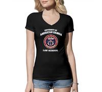 Venus Style University of American Samoa Law School Goodman Chemise Femme Col V Noir Size M
