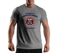 Venus Style University of American Samoa Law School Goodman T-Shirt Gris pour Homme Size L
