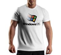 Venus Style Windows 95 Man Finland T-Shirt Blanc pour Les Hommes Size L