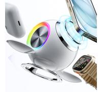 Venus Support de charge Mag-Safe 3 en 1, station de charge magnétique sans fil PEXXUS (30 W) compatible avec iPhone 12-16 Pro Max, série Apple Watch, AirPods pour homme