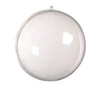 Venus valink 5 Pièces Plastique Transparent Noël Boules Boules Sphère à Remplir Noël Arbre Ornement Transparent - 14cm