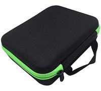 Venus Valink 63 Grille Eva Huiles Essentielles Transportant Étui W/Mousse Insert et Transportant Poignée, Parfum Huile Aromathérapie Bouteille Organiseur Rangement Sac Support, Voyage Récipient - Vert