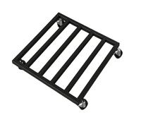 VENYAA Chariot de Transport à roulettes Étagère à Bonsaï D'intérieur et D'extérieur avec Roues Universelles pour Pot de Fleurs Support en Métal(Size:35 CM,Color:Noir)