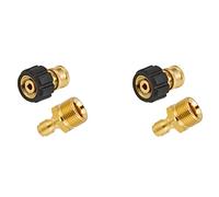 VENYAA Lot de 2 adaptateurs de nettoyeur Quick Connect pour Snow Foam M22 vers 1/4" Quick Connect, 5000 PSI