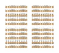 VENYAA Lot de 200 porte-clés carrés sculptés 40 x 40 mm