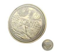 VEOIRXU 2 Pièces Oui Ou Non Métal Pièce de Décision, YES/NO Pièce de décision de lettre,Monnaie Commémorative de Collection, pour Cadeaux et Occasions Spéciales