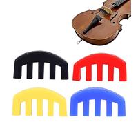 VEOIRXU 4 Pièces Sourdine De Violon Ronde Tourte Violon Silencieux Violin Mute Ultra Pratique Silencieux Portable Et Flexible Pour La Pratique Pour Instruments De Musique (4 Couleurs)