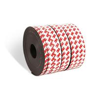 VEOIRXU Bande métallique autocollante noire | Ruban métallique pour aimants, figurines, Bande Magnétique Autocollante Forte | Bandes Magnétiques avec Support Adhésif | Ruban Magnétique