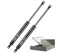 Vepagoo Gasfedern 365mm 350N/35kg für Wohnmobil Bett Boot Bett Abdeckung Tür Deckel Boden Luke Tür Schuppen Fenster und andere Schwerlastanwendungen, M6 Ösenköpfe (8mm Durchmesser), 2er Set