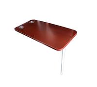 Vepnby Table Pliante Murale, Table Pliante Camping avec Pieds Amovibles Et Deux Porte-Gobelets, pour Caravanes Et Camping-Cars (39.5x79.5x75cm)(Red)
