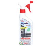 vepool® Anti-Traces Détergent rapide pour verre, miroirs, acier surfin, surfaces laquées brillantes etc. Liquide 500 ml