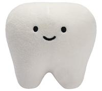 vepoty Dents en Peluche Petite Poupée Caricature Caricaturé Créatif Mignon À École Pendentif Peluche Jouet Backpack Ornement De Suspension