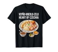Vepro-Knedlo-Zelo, cœur de la Cuisine tchèque T-Shirt