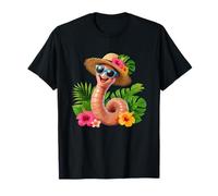 Ver Heureux avec Chapeau de Paille Tropical Vibes T-Shirt