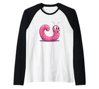 Ver joyeux qui se tortille dans le plaisir Manche Raglan