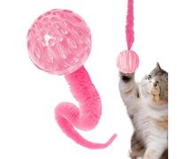 Ver magique interactif avec balle jouet pour chats - Boules rebondissantes pour chats - Jouets pour aider à détendre et réconforter votre animal de compagnie