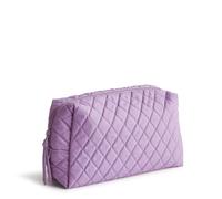 Vera Bradley Cosmétique Moyen en Coton pour Femme, Rhapsodie Violette, Taille Unique