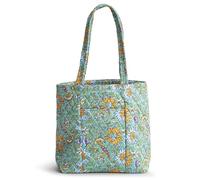 Vera Bradley Cotton Tote, Sac à Main Femme, Vert, Taille Unique