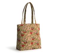 Vera Bradley Cotton Tote Sac à main pour femme, Vignes de tomates, Talla única