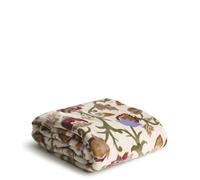 Vera Bradley Couverture Polaire en Peluche, Motif Cachemire de Jardin de Minuit, Blanc Antique, 203,2 x 127,2 cm