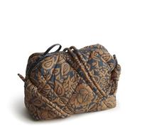 Vera Bradley Featherweight Blake Crossbody, Lotus Montage Roasted Pecan