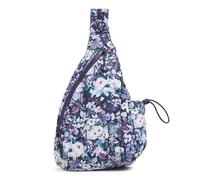 Vera Bradley Featherweight Sling Backpack Sac à bandoulière, Artist's Garden Violet, Taille Unique Femme