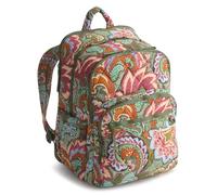 Vera Bradley Featherweight XL Bancroft Backpack, Sac à Dos Femme, Leaf Me Not Paisley, Taille Unique