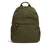 Vera Bradley Femme Iconic Campus Backpack, Signature Cotton Sac à Livres, Vert Lierre grimpant, Taille Unique