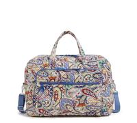 Vera Bradley Femme Iconic Grand Weekender Travel Bag, Signature Cotton Sac de Voyage, Cachemire Harbor, Taille Unique