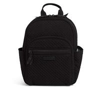 Vera Bradley Femme Polyester Small Backpack Bookbag, Noir véritable, Taille Unique