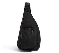 Vera Bradley Femme Recycled Sling Backpack Lighten Up Reactive Mini Sac à Dos recyclé, Noir, Taille Unique