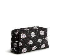 Vera Bradley Grand cosmétique en coton pour femme, bouquets de plumes, taille unique, Bouquets de plumes, Taille unique, Grand cosmétique en coton pour femme