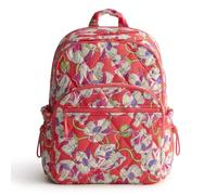 Vera Bradley Grand sac à dos Bancroft poids plume pour femme, Coquelicots tourbillonnants, Taille unique
