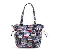 Vera Bradley Iconic Glenna Satchel, Signature, Sac à Main Femme, Boules à Neige-Coton recyclé, Taille Unique