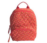 Vera Bradley Mini Banbury Sac à dos en coton de qualité supérieure pour femme, Petits coquelicots, Taille unique