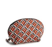 Vera Bradley Trousse de Maquillage en Coton pour Femme, Mauresque, Taille Unique, Mini dôme cosmétique en Coton