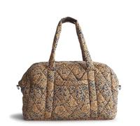 Vera Bradley Miramar Weekender, Nylon, Lotus Montage Roasted Pecan