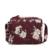 Vera Bradley Peformance Sac à bandoulière Hipster en sergé Taille M, Fleurs et branches, Taille unique