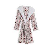 Vera Bradley Peignoir en Polaire pelucheuse (Gamme de Tailles étendue), Cœurs Impériaux Rose, S-M Femme