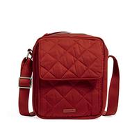Vera Bradley Performance Twill Small Crossbody Purse, Sac à bandoulière Femme, Rouge Cardinal, Taille Unique