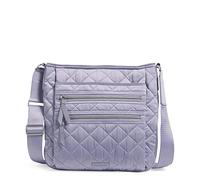 Vera Bradley Performance Twill Triple Zip Hipster Crossbody Purse, Sac à Main en bandoulière Femme, Ciel de Lavande, Taille Unique