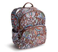 Vera Bradley Petit sac à dos Banbury en coton de qualité supérieure pour femme, cannelle de Marrakech, taille unique