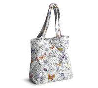 Vera Bradley Petit sac fourre-tout original en coton de qualité supérieure, Wing + Bloom, Taille unique