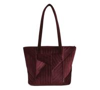 Vera Bradley Petit sac fourre-tout Vera en velours, Violet raisin, Taille unique