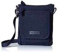 Vera Bradley Polyester RFID Mini Hipster Crossbody, Sac à bandoulière Femme, Bleu Marine, Einheitsgröße